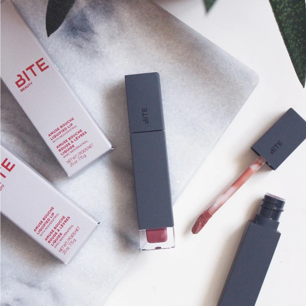 2x Mini Bite Beauty Liquified Lip - Chutney - NIB